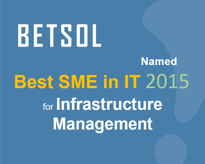 BETSOL Best Infrastructure Managmenet 2015 - No Button