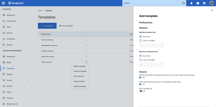 Zmanda Endpoint Backup | Homepage